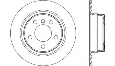 OPEN PARTS bdr262310 -  Тормозной диск